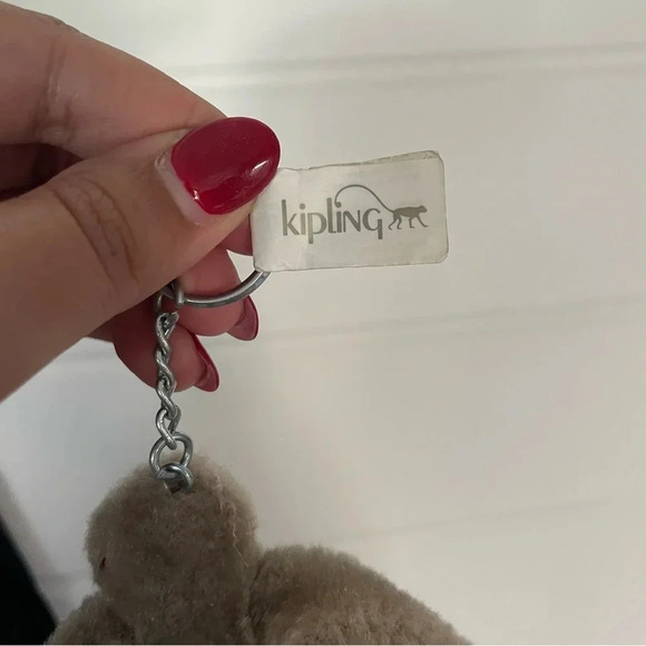 EUC Kipling Lovebug Travel Small Backpack Polyamide Milky Gray Color - Picture 11 of 11